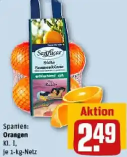 REWE SanLucar Orangen Angebot