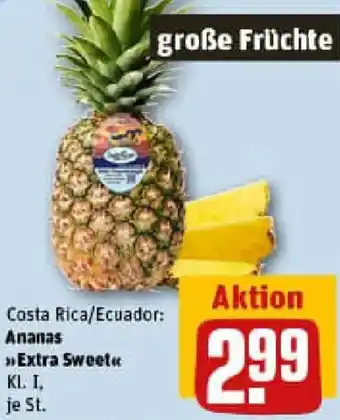 REWE SanLucar Ananas Extra Sweet Angebot