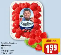 REWE SanLucar Himbeeren Angebot