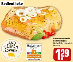 REWE Landbauern Schwein Backofen-Braten Angebot