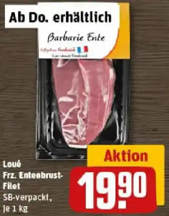 REWE Loué Frz. Entenbrust Filet Angebot