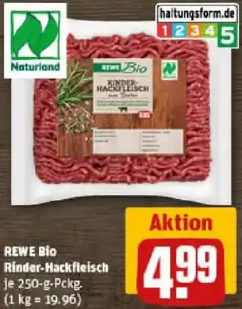 REWE REWE Bio Rinder-Hackfleisch Angebot