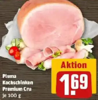 REWE Pluma Kochschinken Premium Cru Angebot
