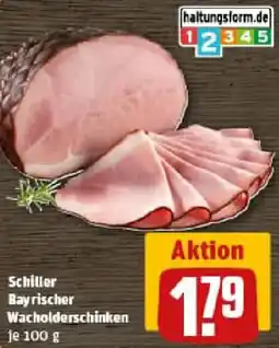 REWE Schiller Bayrischer Wacholderschinken Angebot