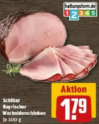REWE Schiller Bayrischer Wacholderschinken Angebot