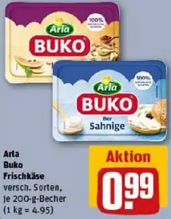 REWE Arla Buko Frischkäse Angebot