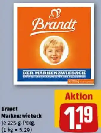 REWE Brandt Markenzwieback Angebot