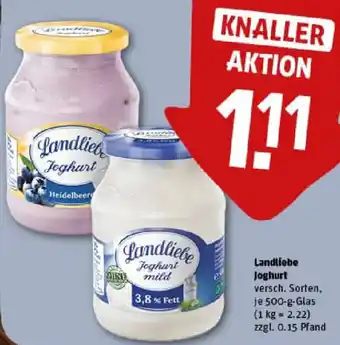 REWE Landliebe Joghurt Angebot