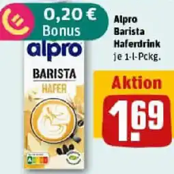 REWE Alpro Barista Haferdrink Angebot