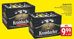 Edeka Krombacher bier Angebot