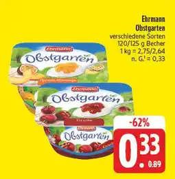 Edeka Ehrmann obstgarten pfirsich-maracuja Angebot