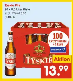 Netto Marken-Discount Tyskie pils Angebot