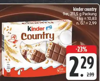 Edeka Kinder country Angebot