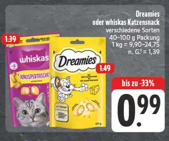 Edeka Whiskas knuspertasche Angebot