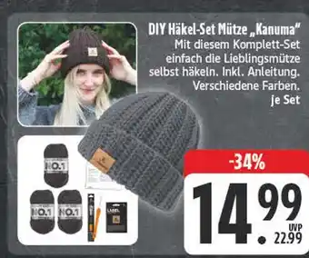 Edeka Diy häkel-set mütze 'kanuma' Angebot