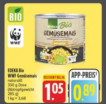 Edeka Edeka bio wwf gemüsemais Angebot