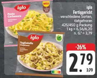 Edeka Iglo pasta carbonara Angebot