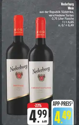 Edeka Nederburg pinotage Angebot