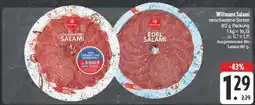 Edeka Wiltmann feinschmecker salami Angebot