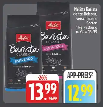 Edeka Melitta barista classic espresso Angebot
