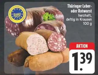 Edeka Thüringer leberwurst Angebot