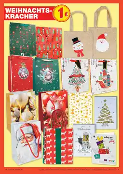 Marktkauf Weihnachtstaschen und karten Angebot
