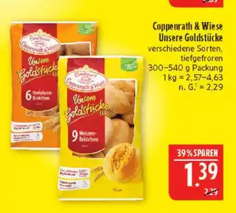 Marktkauf Coppenrath & wiese unsere goldstücke 6 mehrkorn-brötchen Angebot