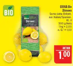 Marktkauf Edeka bio zitronen Angebot