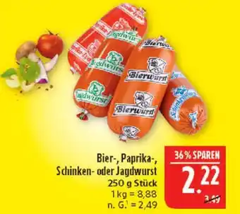 Marktkauf Bierwurst Angebot