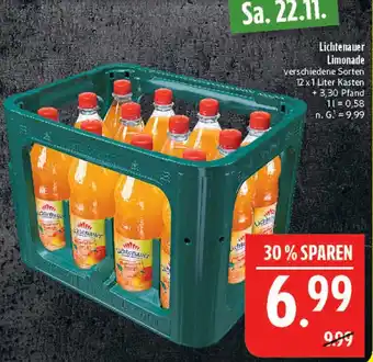Marktkauf Lichtenauer limonade Angebot