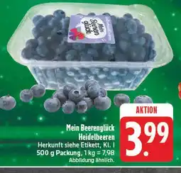 Edeka Mein beerenglück heidelbeeren Angebot