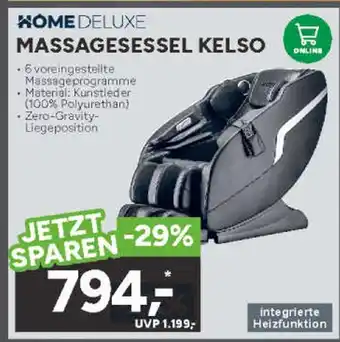 Marktkauf Home deluxe massagesessel kelso Angebot