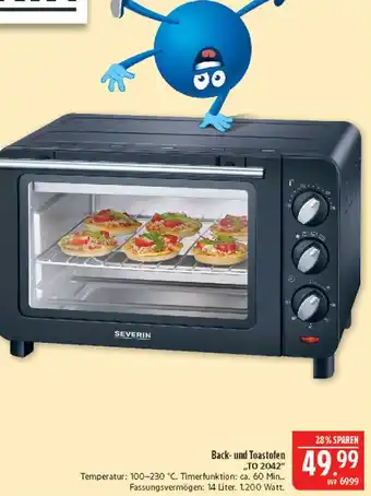 Marktkauf Severin back- und toastofen to 2042 Angebot