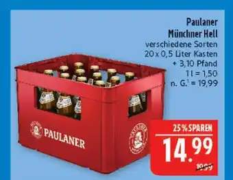 Marktkauf Paulaner münchner hell Angebot