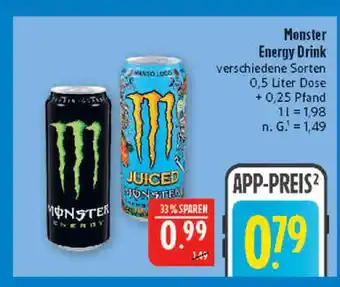 Marktkauf Monster energy drink Angebot