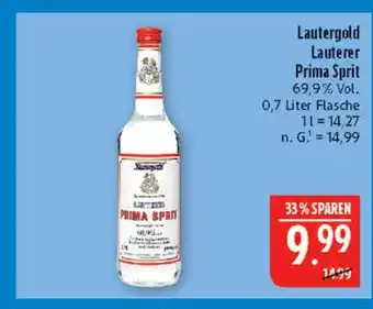 Marktkauf Lautergold lauterer prima sprit Angebot