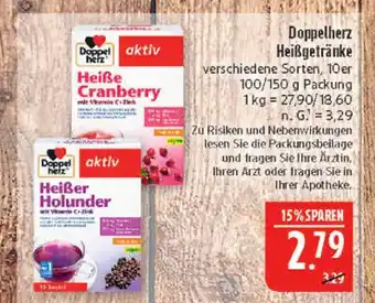 Marktkauf Doppelherz heiße cranberry Angebot