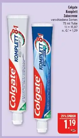 Marktkauf Colgate komplett ultra frisch zahncreme Angebot