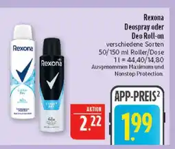 Marktkauf Rexona deospray Angebot