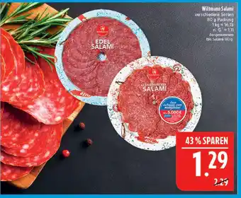 Marktkauf Wiltmann edel salami Angebot