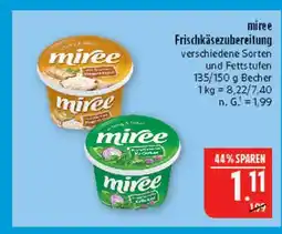 Marktkauf Miree frischkäsezubereitung Angebot