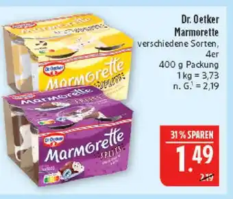Marktkauf Dr. oetker marmorette splits Angebot