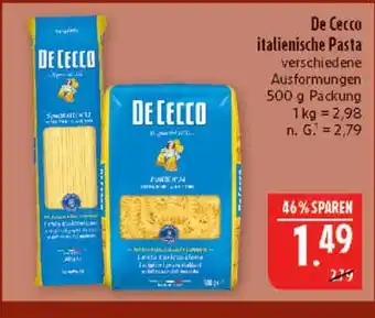 Marktkauf De cecco italienische pasta Angebot