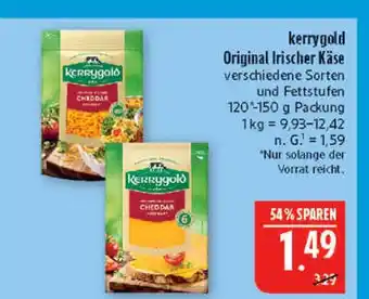 Marktkauf Kerrygold original irischer käse cheddar gerieben Angebot