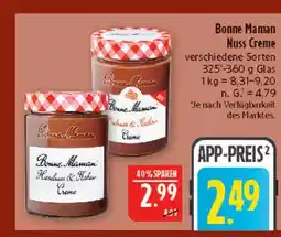 Marktkauf Bonne maman nuss creme Angebot