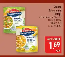 Marktkauf Sonnen bassermann erbsen eintopf Angebot