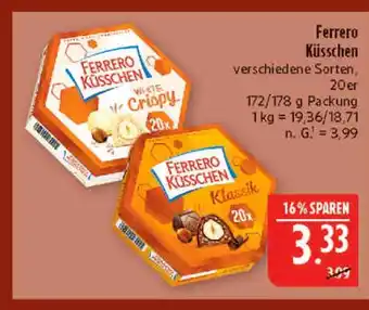 Marktkauf Ferrero küsschen white crispy Angebot
