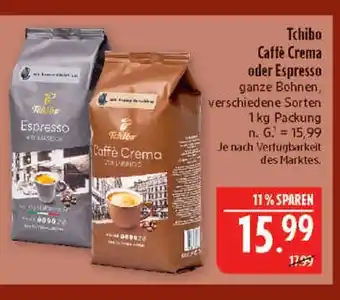 Marktkauf Tchibo caffè crema Angebot