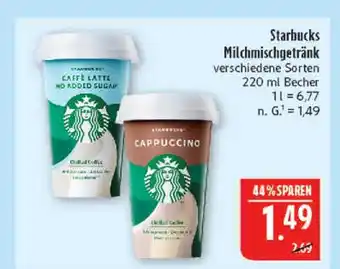Marktkauf Starbucks milchmischgetränk Angebot