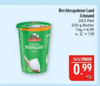 Marktkauf Berchtesgadener land schmand Angebot